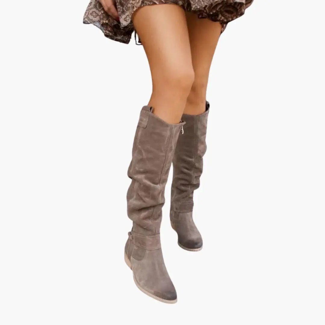 Bottes Cavalières Femme Victoire Hautes Plissées