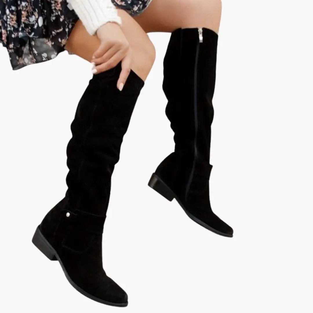 Bottes Cavalières Femme Victoire Hautes Plissées