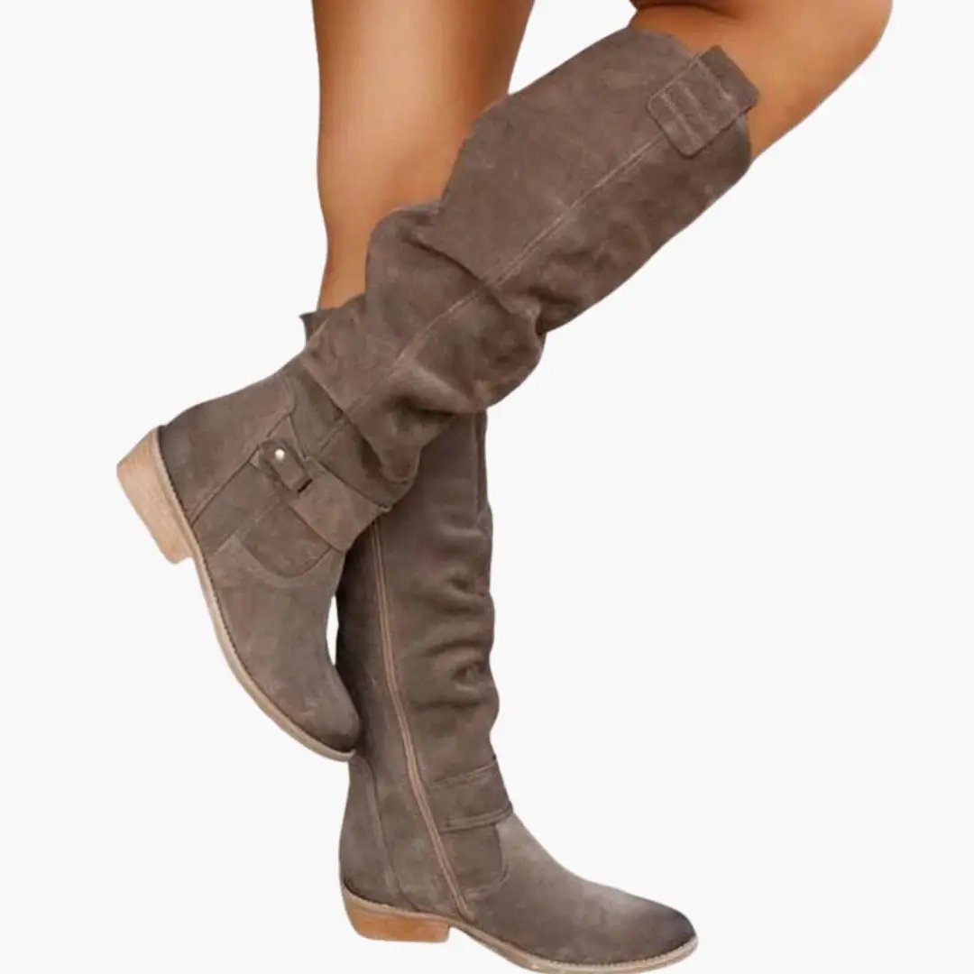 Bottes Cavalières Femme Victoire Hautes Plissées