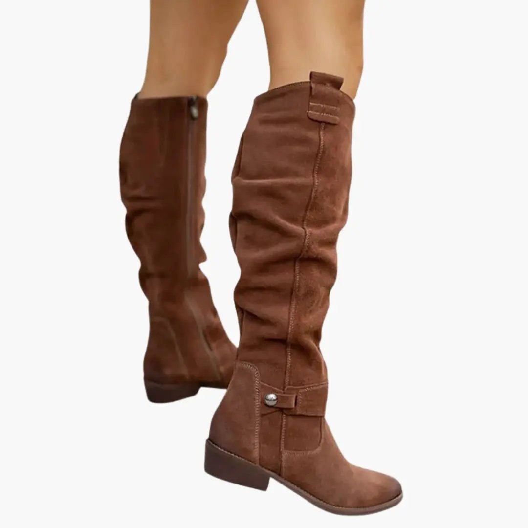 Bottes Cavalières Femme Victoire Hautes Plissées