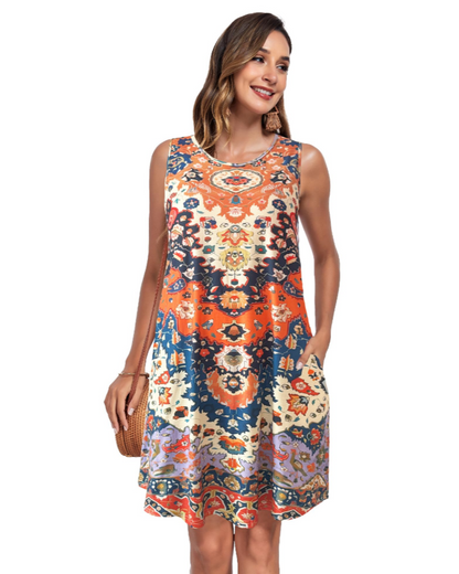 Ruby Robe Été Femme – Coupe A-Line Poches & Tissu Extensible