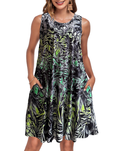 Ruby Robe Été Femme – Coupe A-Line Poches & Tissu Extensible