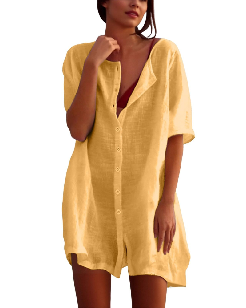 Robe Midi Femme en tissu léger, coupe fluide – Menvelo