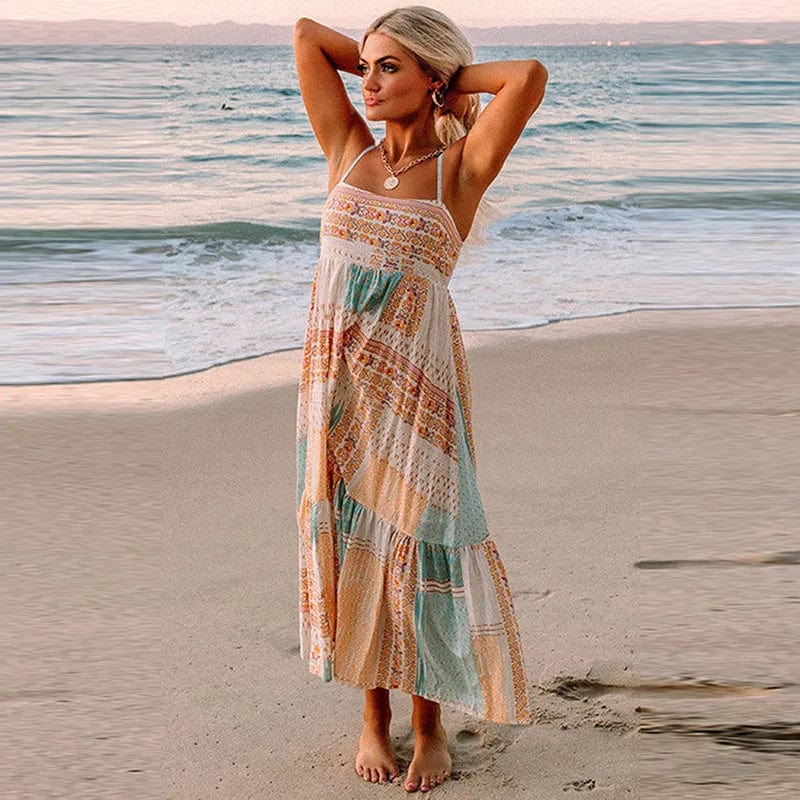 Robe de plage maxi pour femme