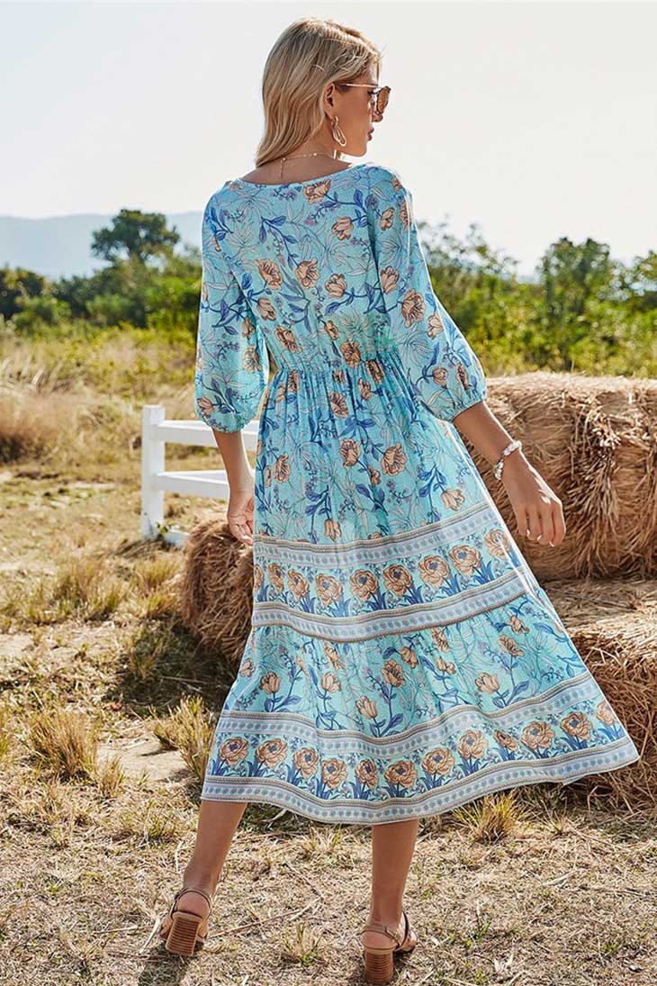 Robe maxi femme pour le printemps