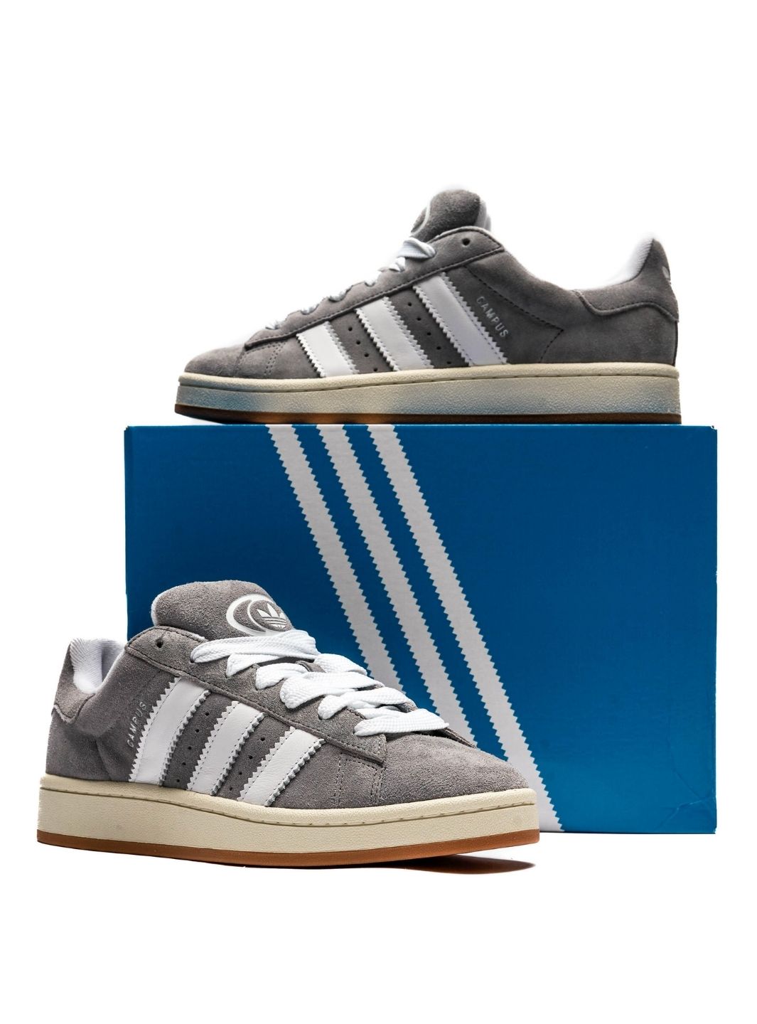 Sneakers basses Adidas Campus 00s grey white unisexe