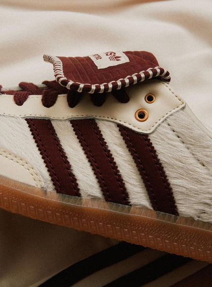 Sneakers basses Adidas Samba nylon tonal wales bonner cream white unisexe