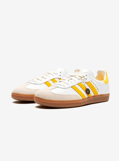 Sneakers basses Adidas Samba sporty & rich white bold gold unisexe