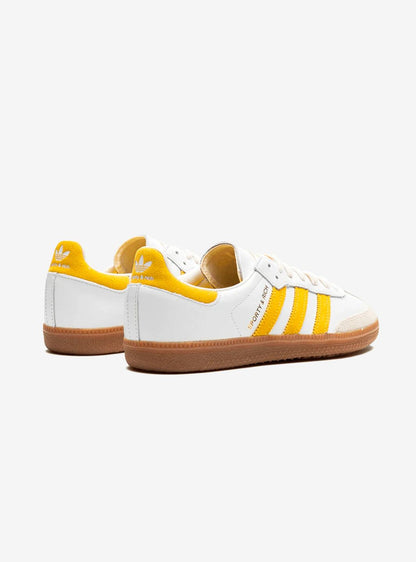 Sneakers basses Adidas Samba sporty & rich white bold gold unisexe