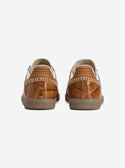 Sneakers basses Adidas Samba wales bonner brown croc unisexe