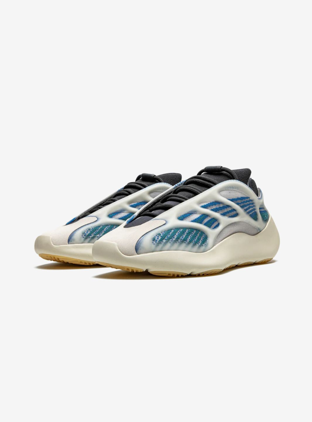 adidas Yeezy 700 V3 Kyanite Baskets Noir Bleu Homme Femme - 2