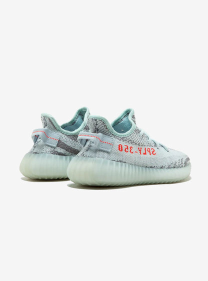 adidas Yeezy Boost 350 V2 Blue Tint Baskets Blanc Bleu Homme Femme - 3