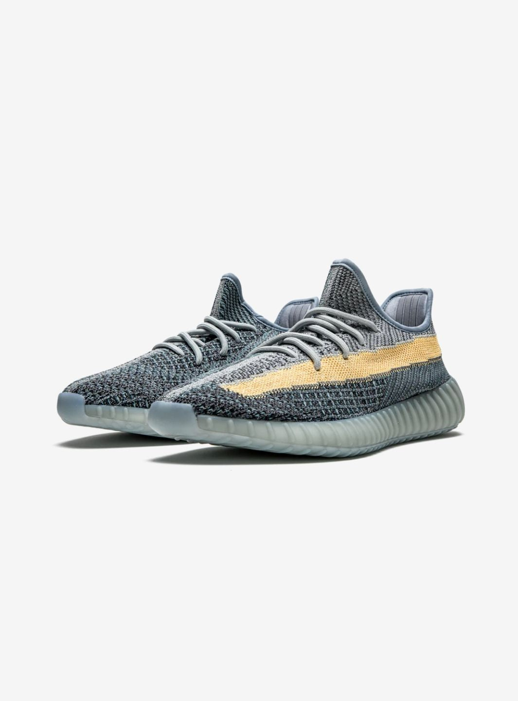 adidas Yeezy Boost 350 V2 Ash Blue Baskets Bleu Gris Homme Femme - 2