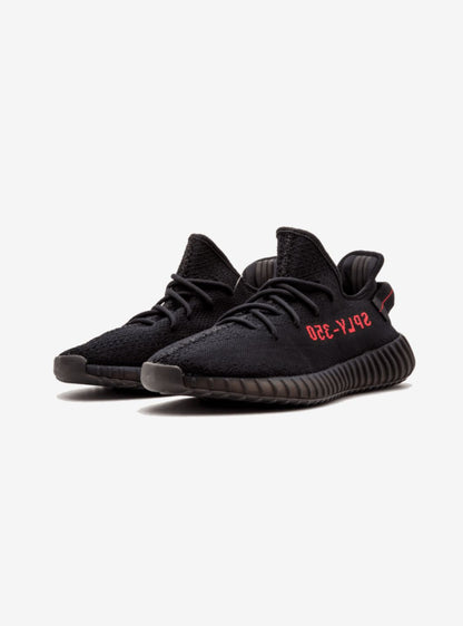 adidas Yeezy Boost 350 V2 Black Red Baskets Noir Rouge Homme Femme - 2