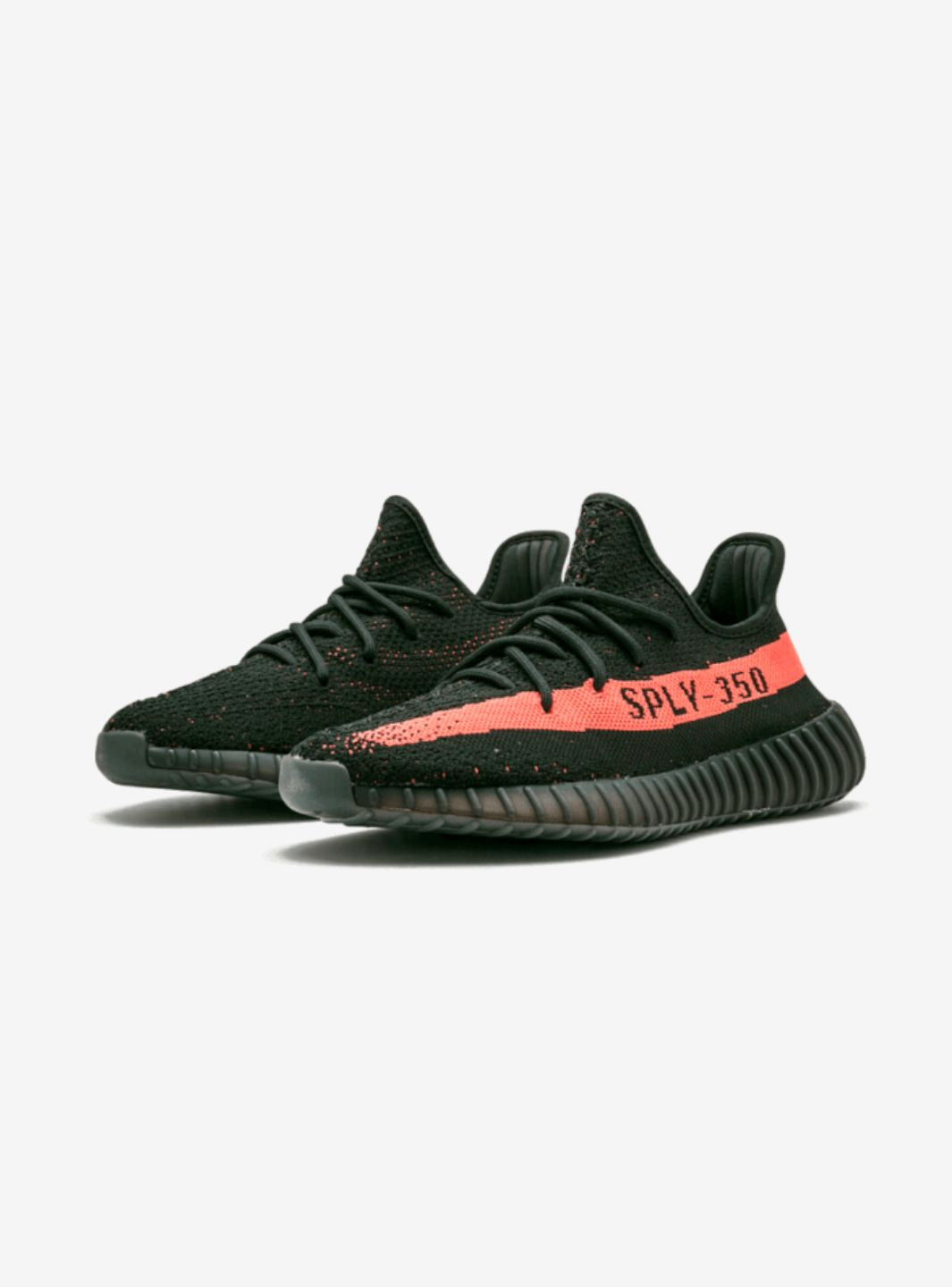 adidas Yeezy Boost 350 V2 Core Black Red Baskets Noir Rouge Homme Femme - 2