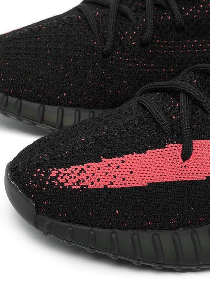 adidas Yeezy Boost 350 V2 Core Black Red Baskets Noir Rouge Homme Femme - 7