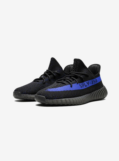 adidas Yeezy Boost 350 V2 Dazzling Blue Baskets Noir Bleu Homme Femme - 2