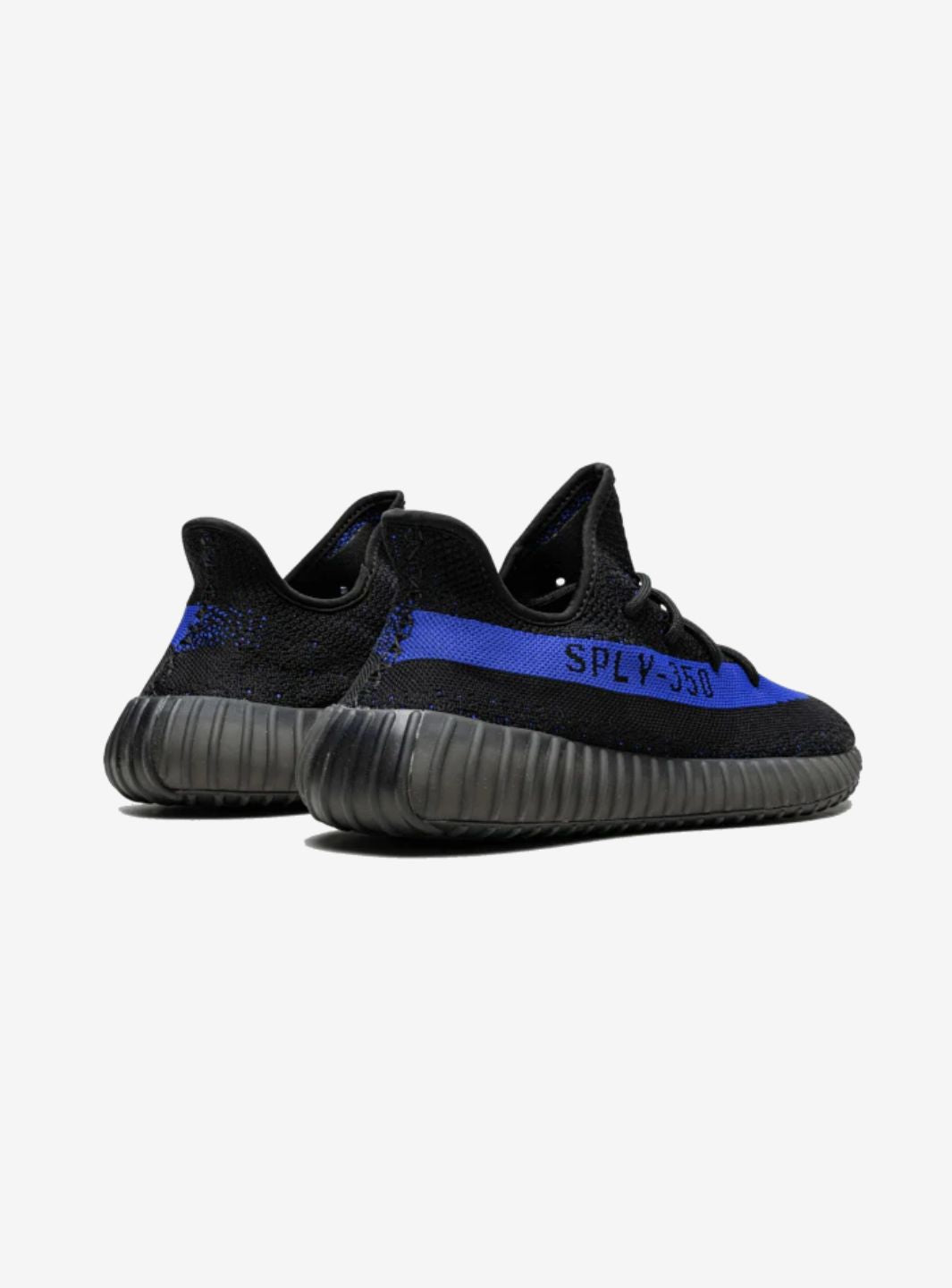 adidas Yeezy Boost 350 V2 Dazzling Blue Baskets Noir Bleu Homme Femme - 3