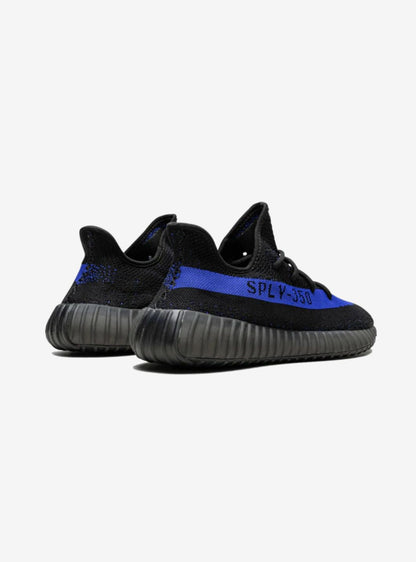 adidas Yeezy Boost 350 V2 Dazzling Blue Baskets Noir Bleu Homme Femme - 3