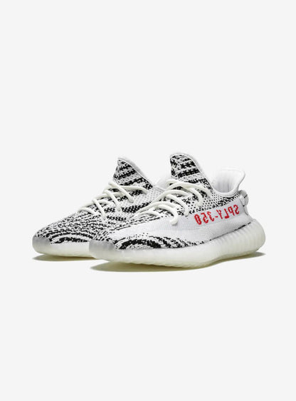 adidas Yeezy Boost 350 V2 Zebra Baskets Blanc Noir Homme Femme - 2