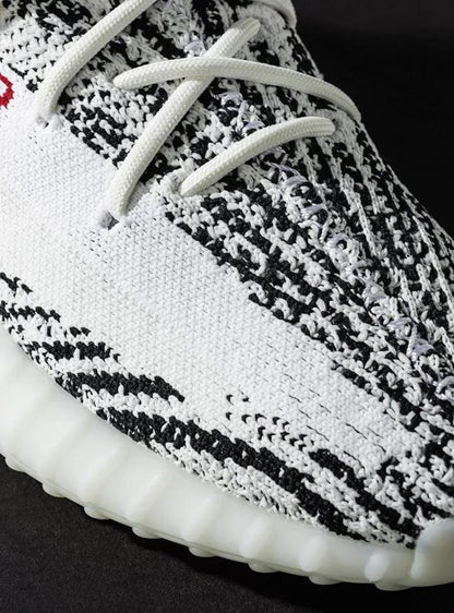 adidas Yeezy Boost 350 V2 Zebra Baskets Blanc Noir Homme Femme - 5