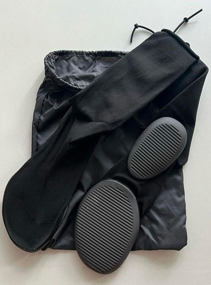 adidas Yeezy Pods Black Chaussons Noir Homme Femme - 2