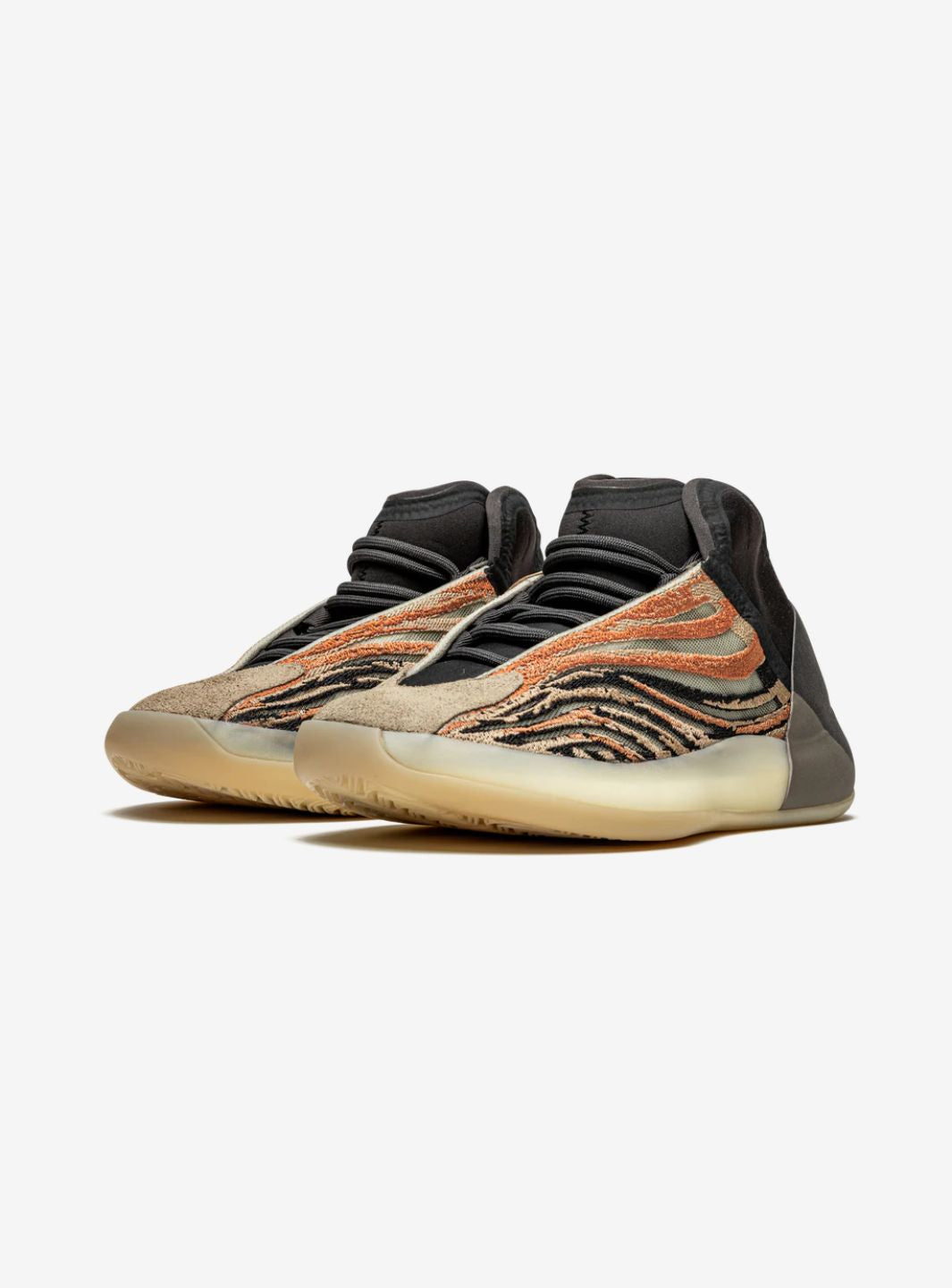 adidas Yeezy QNTM Flash Orange Baskets Orange Homme Femme - 2