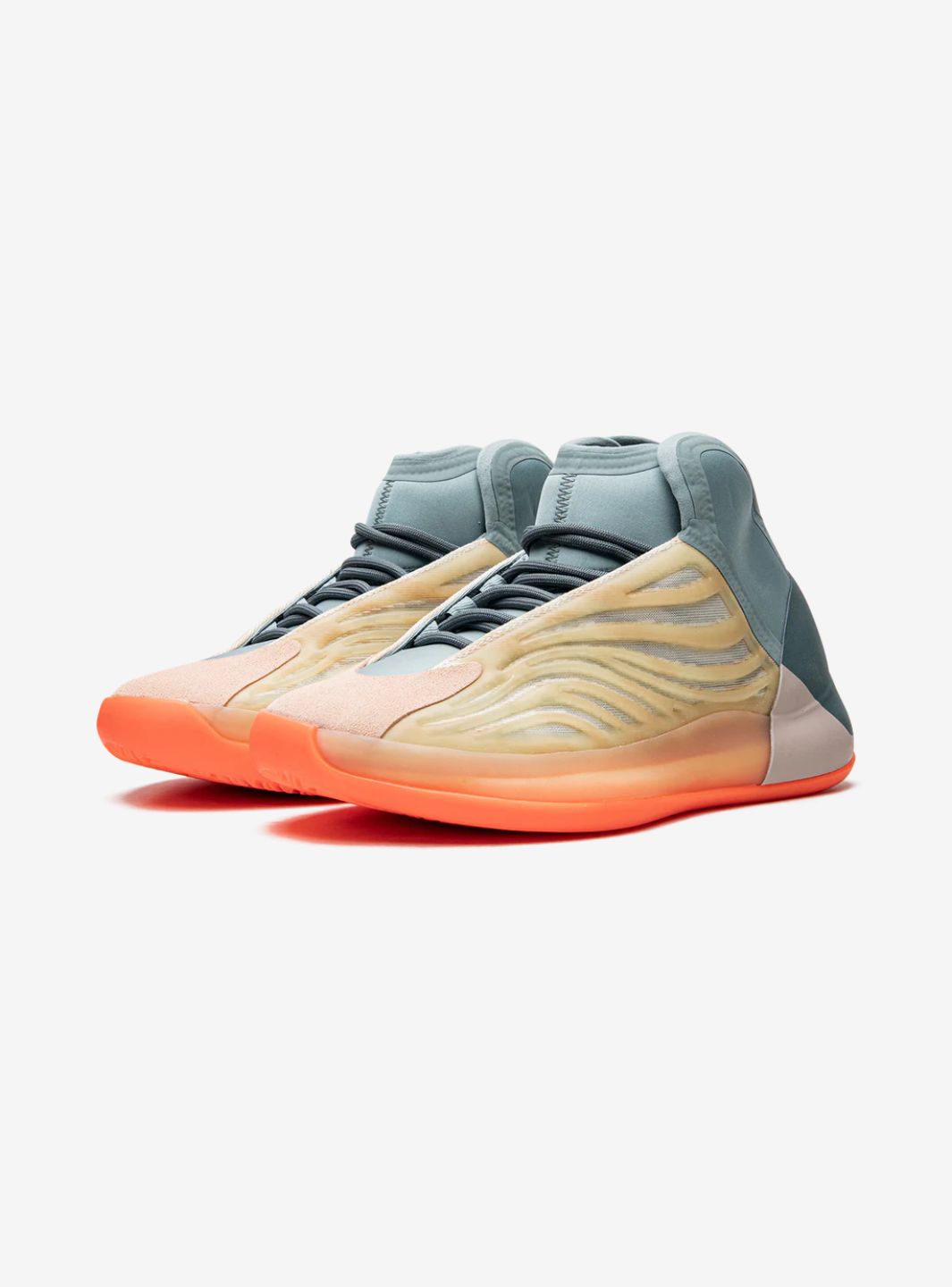 adidas Yeezy QNTM Hi-Res Coral Baskets Rose Homme Femme - 2