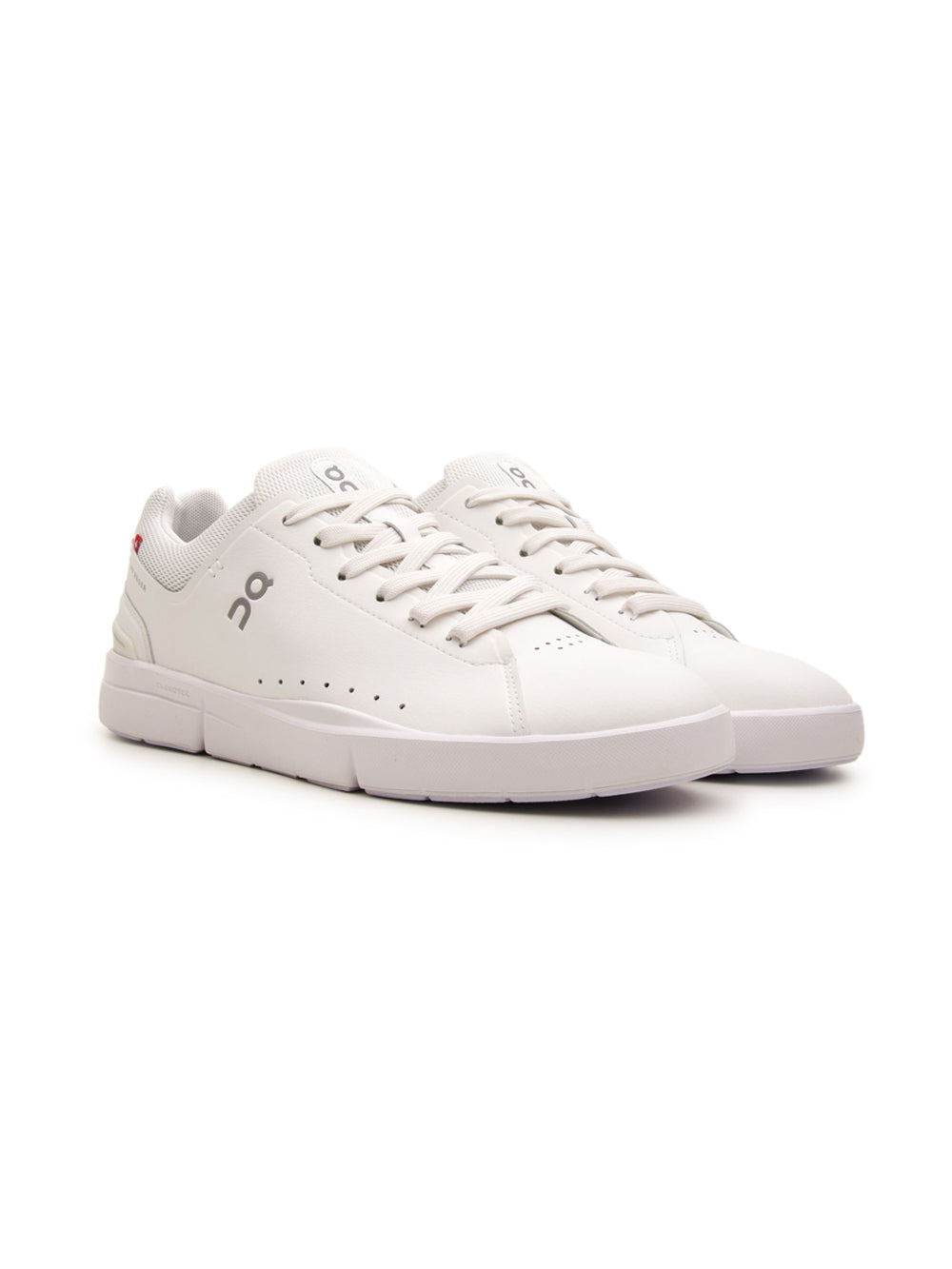 On The Roger Advantage All White | Homme | Baskets | Cuir Vegan