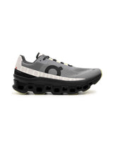 On Cloudmonster Fossil/Magnet | Homme | Chaussures Running | Amorti Helion
