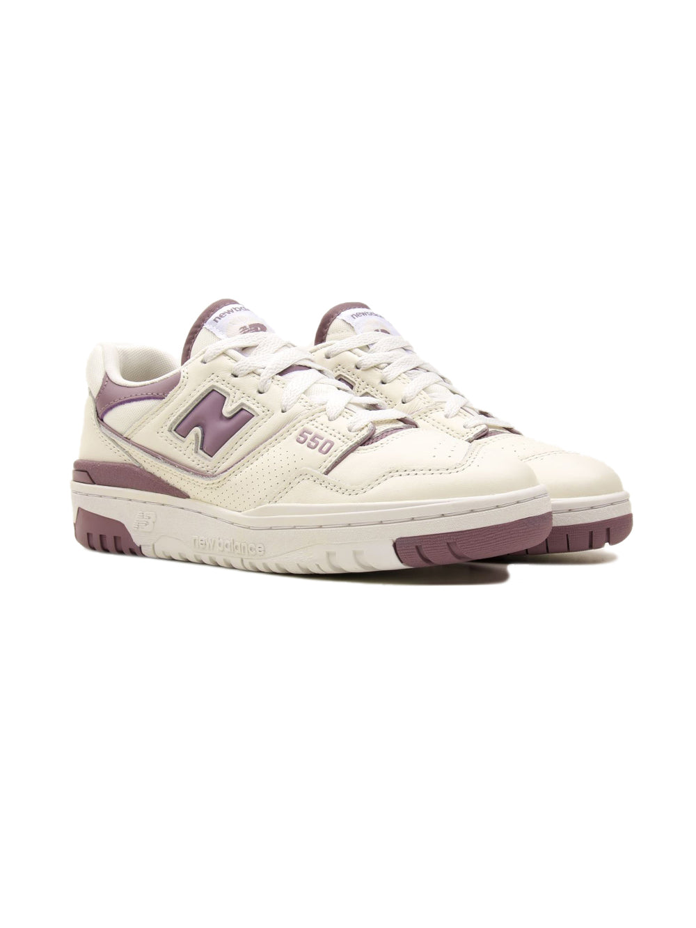 New Balance 550 Sea Salt Pink Baskets Blanc Rose Femme - 2