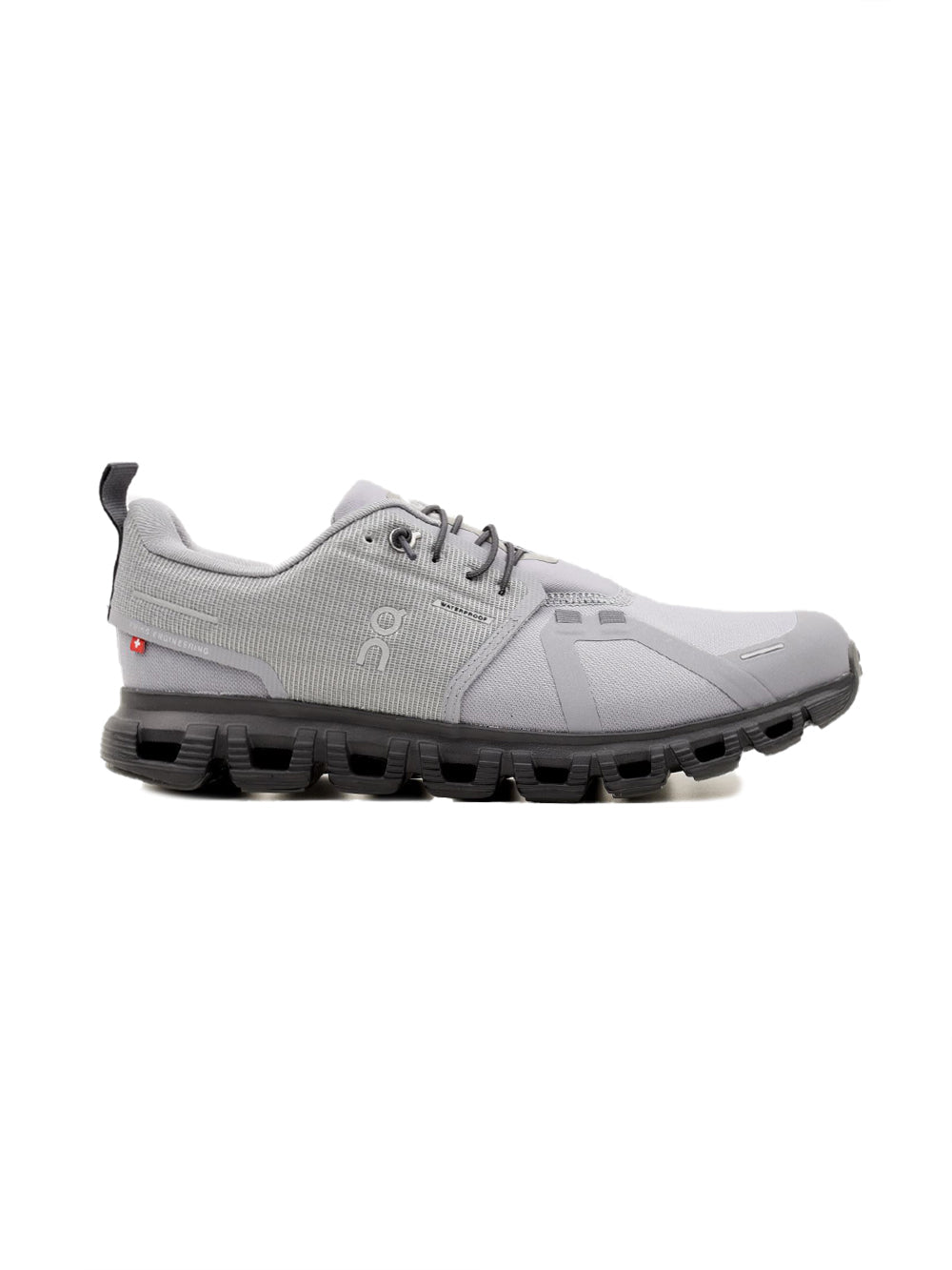 On Cloud 6 WP Alloy/Wolf | Homme | Chaussures Running | Waterproof
