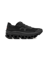 On Cloudmonster Void Black/Black | Femme | Chaussures Running | Mesh Tactile