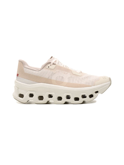 On Cloudmonster Void Dew/Ivory | Femme | Chaussures Running | Mesh Tactile