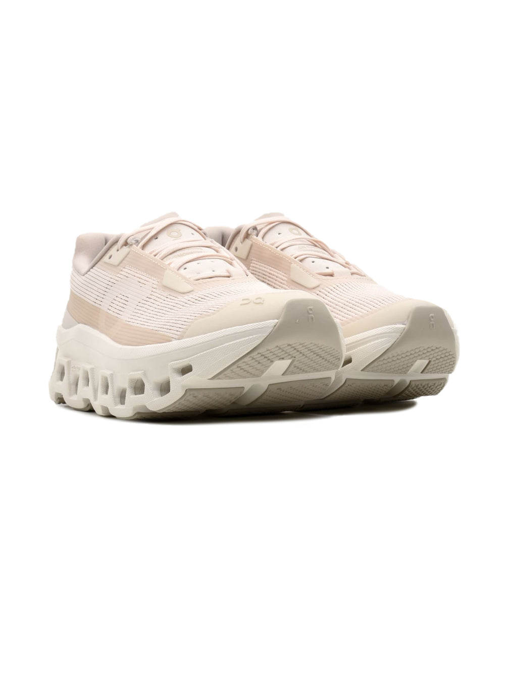 On Cloudmonster Void Dew/Ivory | Femme | Chaussures Running | Mesh Tactile
