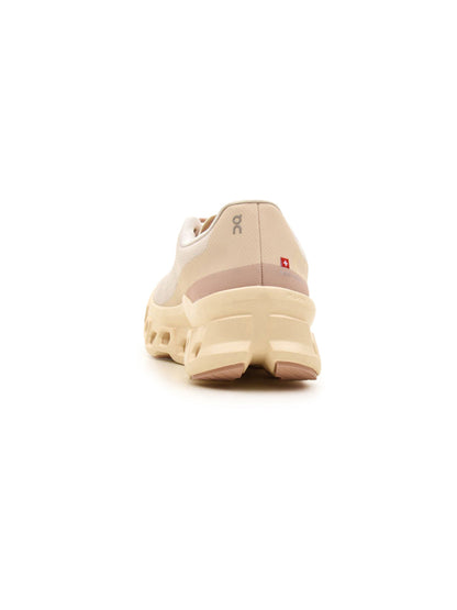 On Cloudmonster Moon/Fawn | Femme | Chaussures Running | Amorti Helion