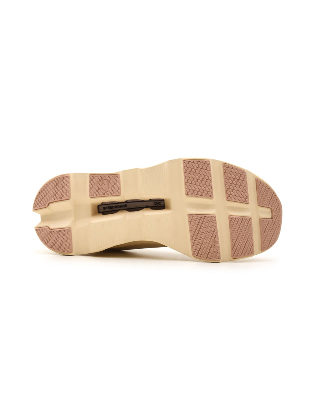 On Cloudmonster Moon/Fawn | Femme | Chaussures Running | Amorti Helion