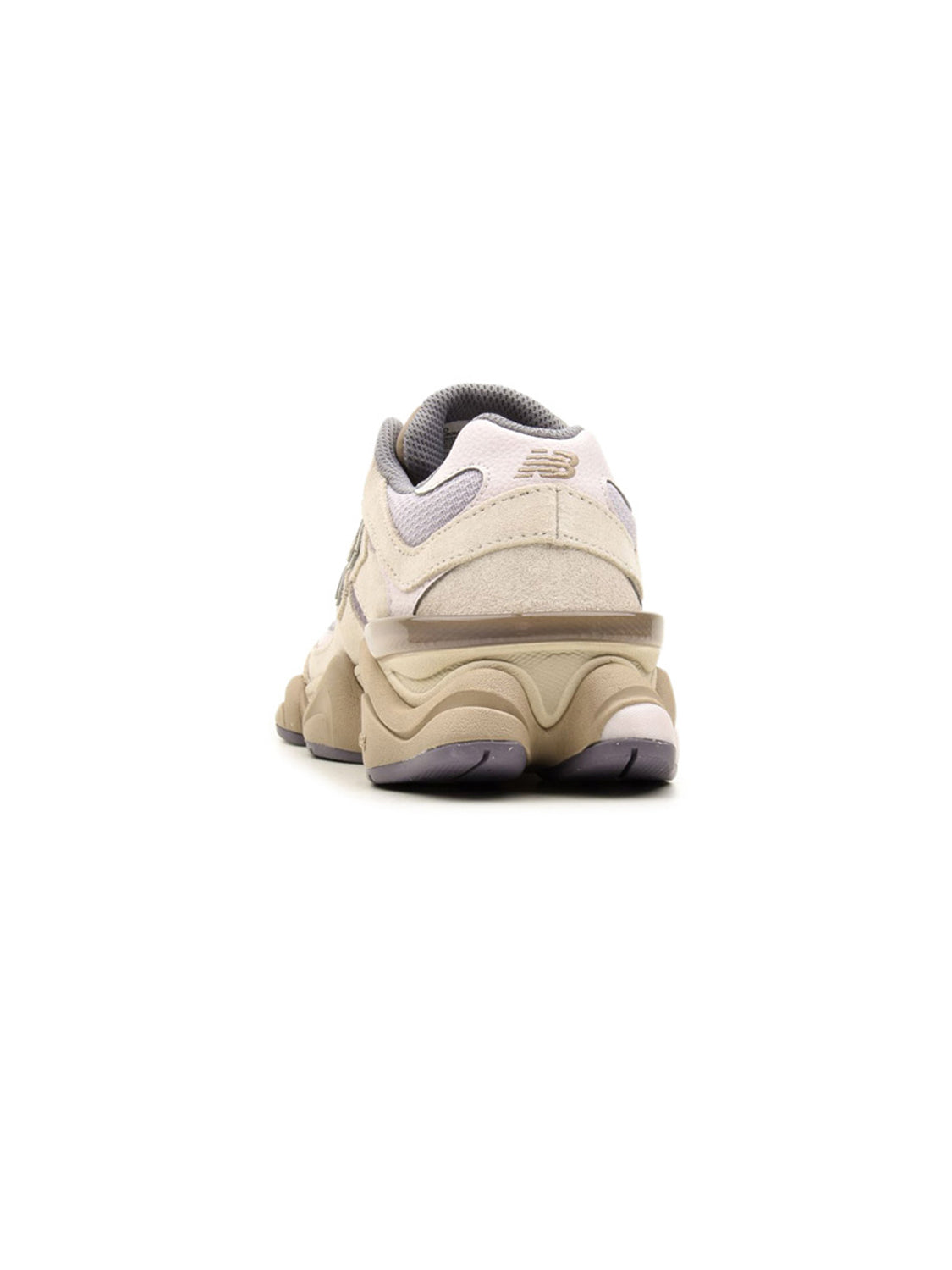 New Balance 9060 Beige baskets basses homme et femme daim et mesh beige, détail semelle
