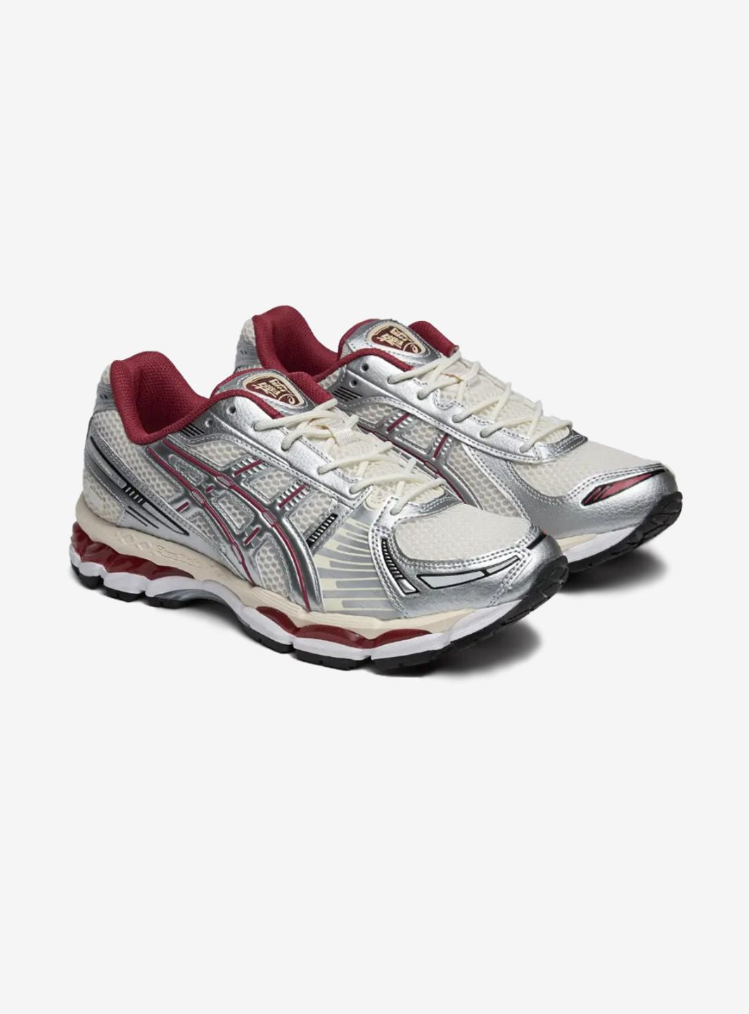 Sneakers basses Asics Gel-Kayano 12.1 silver burgundy unisexe