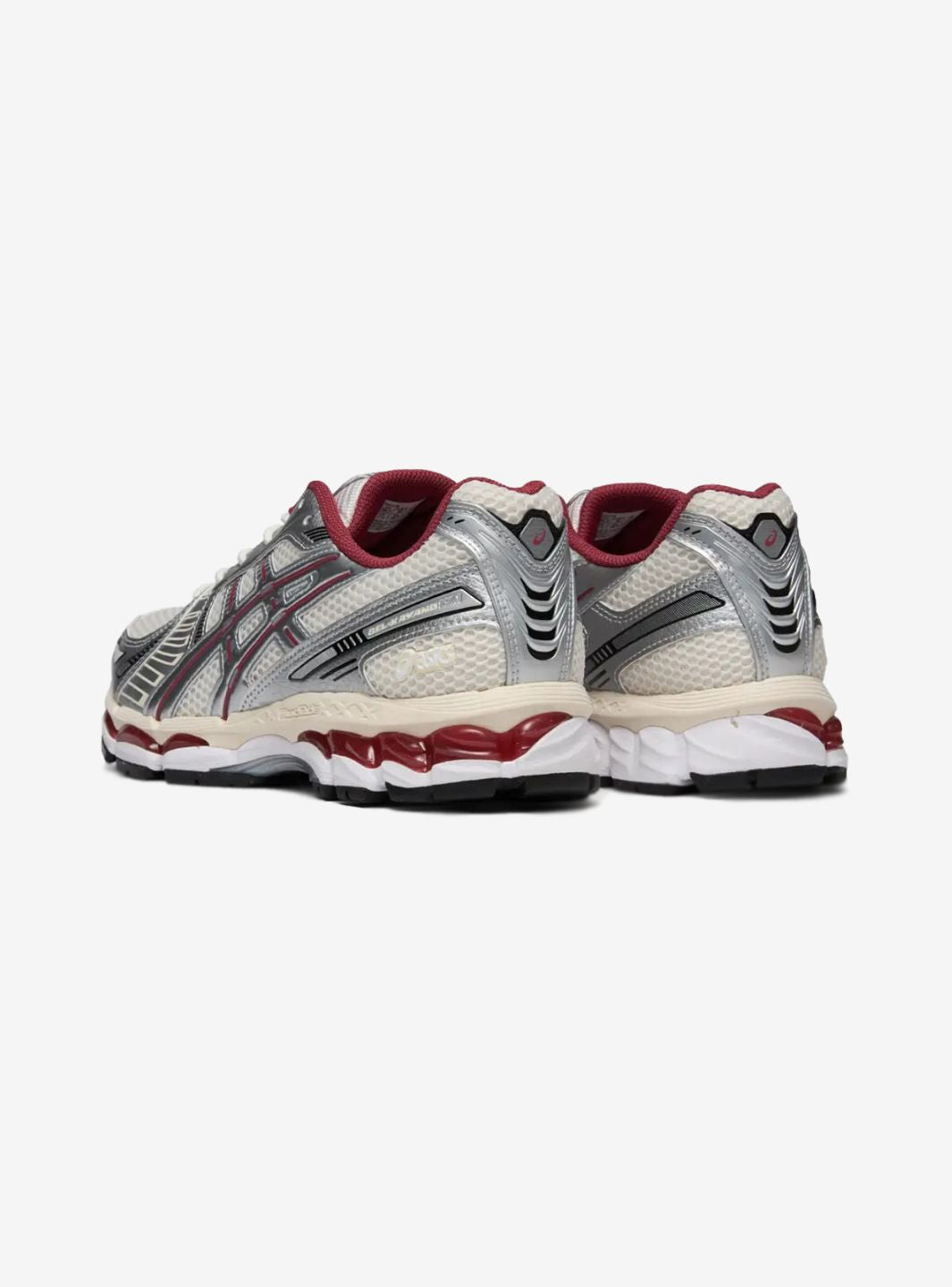 Sneakers basses Asics Gel-Kayano 12.1 silver burgundy unisexe