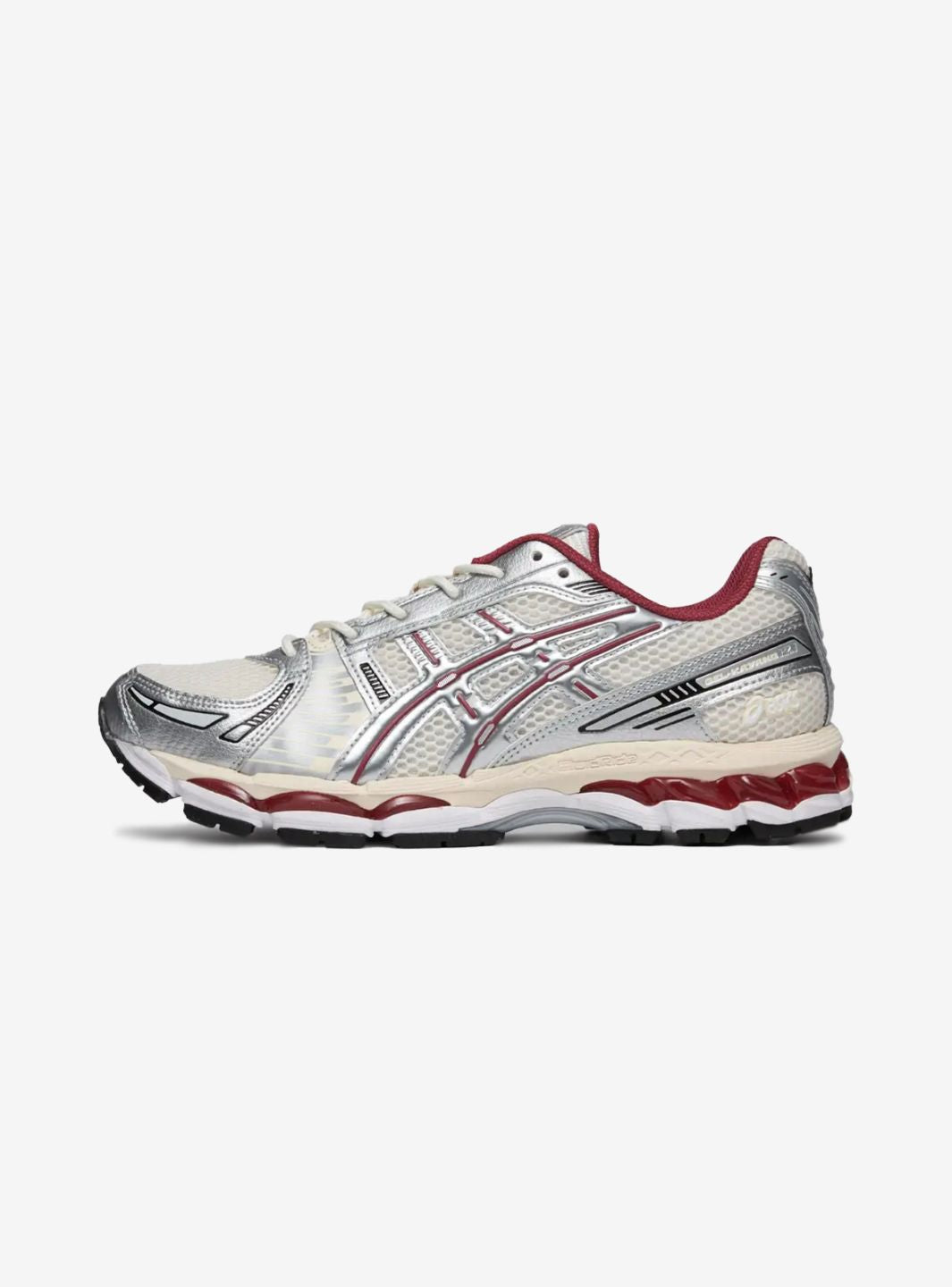 Sneakers basses Asics Gel-Kayano 12.1 silver burgundy unisexe