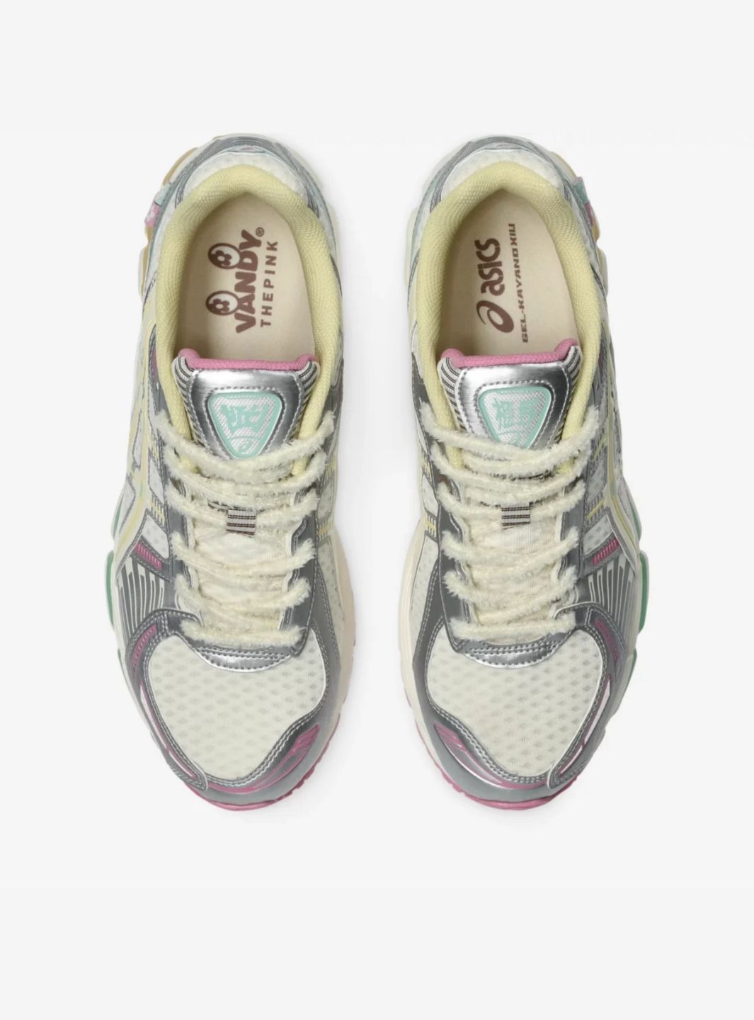 ASICS Gel-Kayano 12.1 x Vandy The Pink Vanilla Baskets Crème Mixte - 3