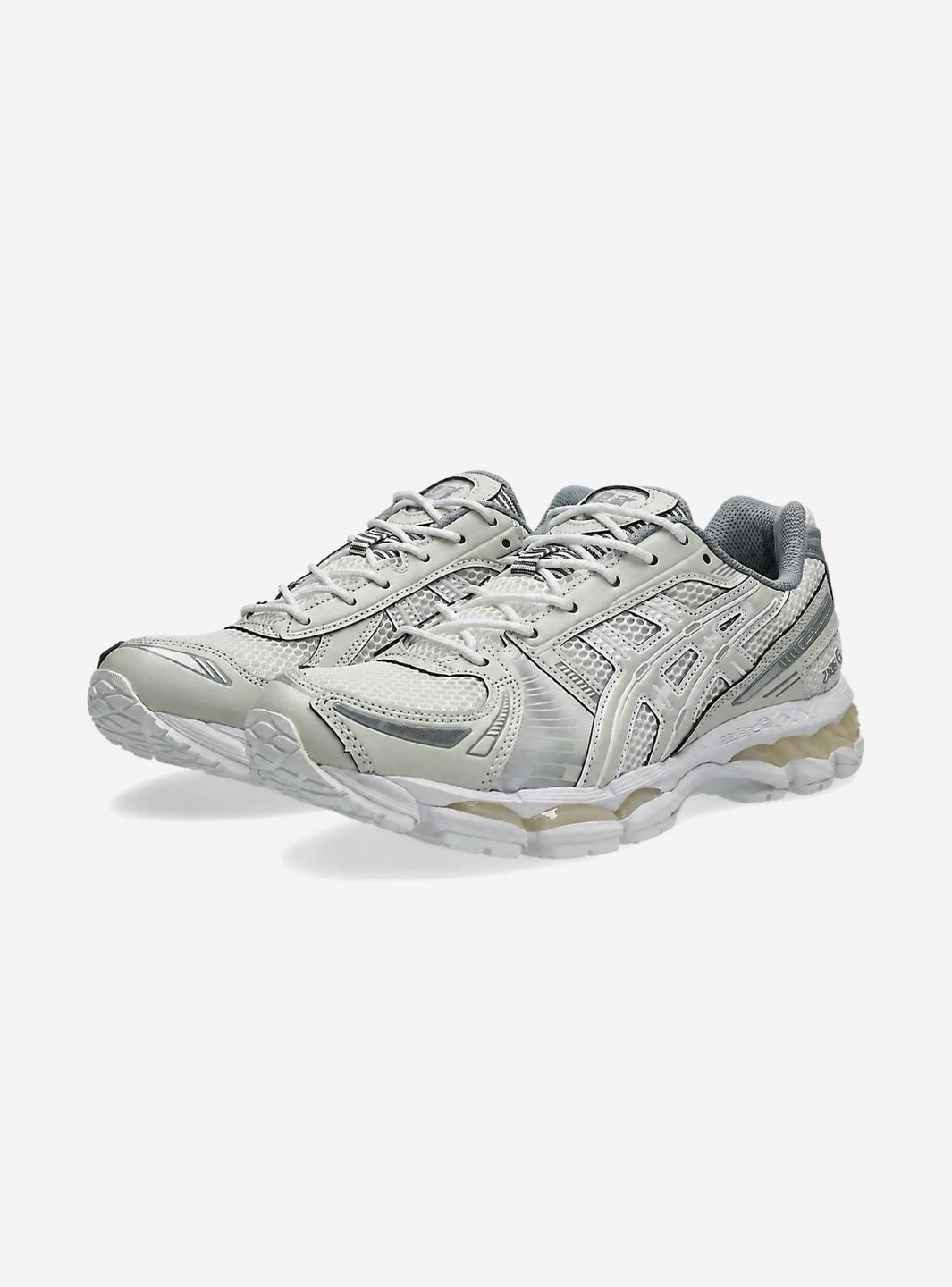 Sneakers basses Asics Gel-Kayano 12.1 cream smoke grey unisexe