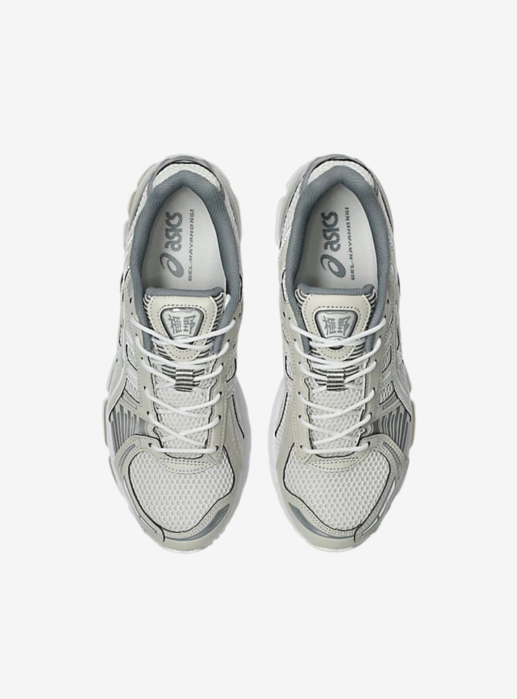 Sneakers basses Asics Gel-Kayano 12.1 cream smoke grey unisexe