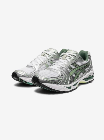 Sneakers basses Asics Gel-Kayano 14 white pure silver slate grey sage unisexe