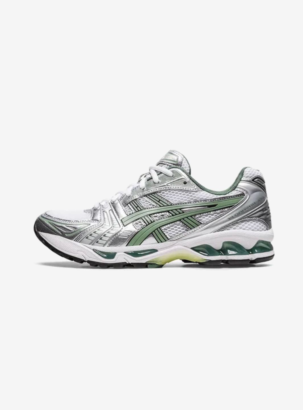 Sneakers basses Asics Gel-Kayano 14 white pure silver slate grey sage unisexe