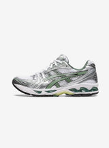 Asics Gel-Kayano 14 Sneakers Basses Unisexe White Pure Silver Slate Grey Sage