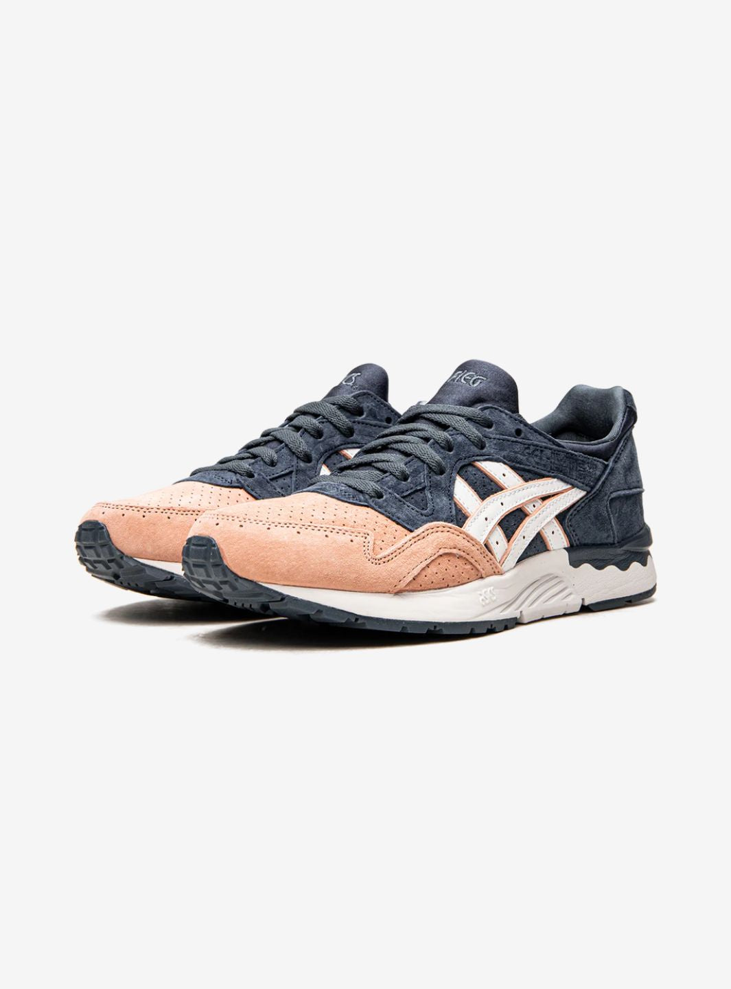 ASICS Gel-Lyte V x Kith Salmon Toe Baskets Bleu Rose Homme Femme - 2