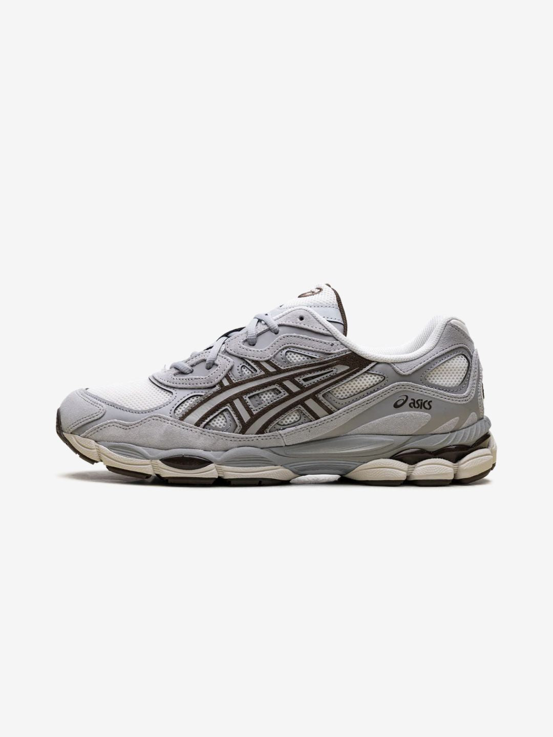 Baskets ASICS Gel-NYC Cream Cement Grey Brown – vue 1
