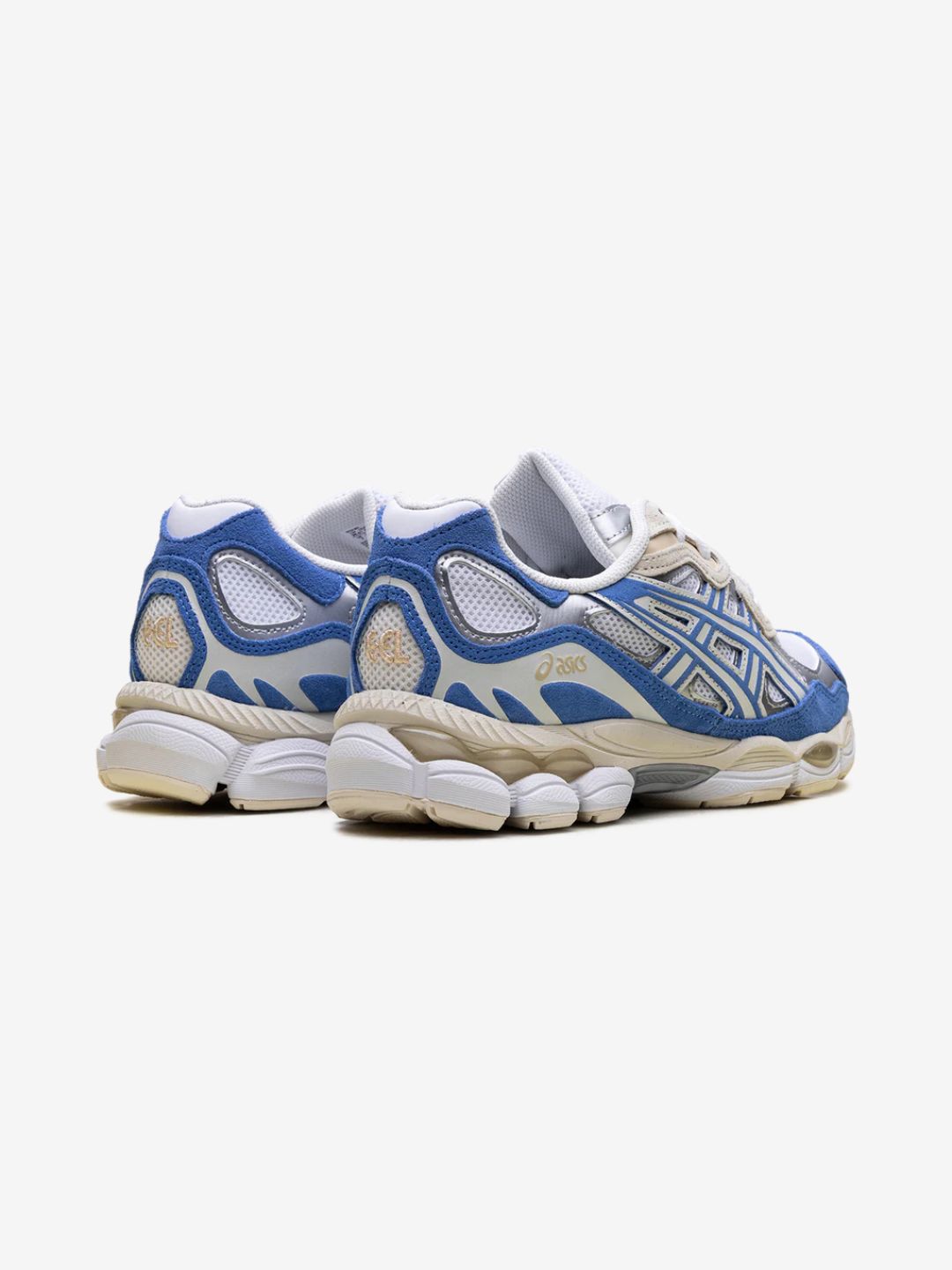 Baskets ASICS Gel-NYC White Blue Coast – vue 3